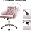 41MKYgiKXWL._AC_.jpg Zoyo Chaise Bureau Rose Ergonomique en Velours pour Filles Enfant Fauteuil de Bureau Pivotant Chaise Ordinateur avec roulettes Tabouret de Maquillage Hauteur Réglable Fonction D'inclinaison