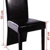 41OGFYXNWKL._AC_.jpg vidaXL 6X Chaise de Salle à Manger Cuir Artificiel Siège Cuisine Intérieur
