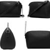 41RE3bovNlL._AC_.jpg David Jones - Petit Sac Bandoulière Femme Trapèze - Sac à Main Chaîne Porté Epaule Cuir PU - Besace Sacoche Croisé Travers Pochette Soirée Mode Travail Shopping Elégant Tendance Chic - Noir