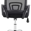 41RJu93DWXL._AC_.jpg Sim Luxury Chaise de bureau ergonomique réglable en maille pour le salon ou le bureau à domicile Noir
