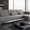 41RuKuEJ58L._AC_.jpg Skraut Home - Canapé d'angle Convertible Verona 267cm, Convertible en lit, réversible,Gris Clair