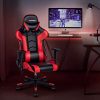 41Zv84xgrL._AC_.jpg MFAVOUR Siège Gamer , Chaise Gaming en Cuir,Chaise de Bureau Pivotante, Fauteuil Gaming Ergonomique avec Appui-tête et Oreiller Lombaire, Siège Gaming avec 2D Accoudoirs