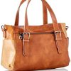 Desigual PU Hand Bag, Handbag Femme, Marron, Taille Unique
