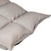 41i7zofpfsL._AC_.jpg Ribelli Canapé Japonais Fauteuil Bas sans Pieds Hikui Canapé de Sol Crème/Gris, Couleur:crème, exécution:Canapé