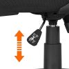 41kkIqO2PxL._AC_.jpg Yaheetech Fauteuil de Bureau Chaise Ordinateur à Roulettes Ergonomique Pivotant Inclinable Siège et Base Plus Large Hauteur Réglable avec Accoudoirs Noir