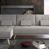 41lL1zWlAhL._AC_.jpg Skraut Home - Canapé d'angle Convertible Verona 267cm, Convertible en lit, réversible,Gris Clair