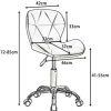 41lolwswxL._AC_.jpg Radelldar Beige Fauteuil de Bureau en Velours Pivotant Hauteur Réglable Chaise de Bureau à roulettes Chaise D'ordinateur pour Le Bureau à Domicile (Beige)