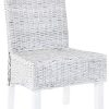 vidaXL 6X Chaise de Salle à Manger Rotin Kubu Bois de Manguier Cuisine Dîner