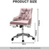 41pseLzfvPL._AC_.jpg Zoyo Chaise Bureau Rose Ergonomique en Velours pour Filles Enfant Fauteuil de Bureau Pivotant Chaise Ordinateur avec roulettes Tabouret de Maquillage Hauteur Réglable Fonction D'inclinaison