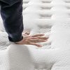 Vesgantti Matelas 24cm Épaisseur Ressort Ensachés Matelas en Mousse Mémoire de Forme Transpirant 7 Zone de Confort CertiPUR-US (90x190cm)