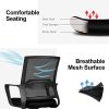 41s-bQWgzNL._AC_.jpg COMHOMA Chaise de Bureau Fauteuil Pivotant Conception Ergonomique avec Siège en Maille Respirant Fonction Berçante Réglable en Hauteur Multi-Couleurs (Noir)
