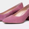 41u5wtT82tL._AC_.jpg Kate - Escarpins Chaussures Femme en Cuir avec Talon Large de 5 cm - Fabriqué en Espagne - Doublure en Cuir - Semelle antidérap - Daim Suede - Chaussures Confort Tendance