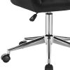 41uH3HzQOoL._AC_.jpg WOLTU 1 X Chaise de Bureau à roulettes,Tabouret de Bureau Tabouret roulettes pivotant et réglable en Velours,Noir BS79sz