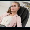 LJFYXZ Chaise Fauteuil de Bureau Chaise for Ordinateur Hauteur réglable PU Fauteuil de Bureau Chaise Repose-Pieds télescopique Capacité de Charge 150 kg (Color : Brown)