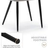 Chaise de Salle à Manger, Chaise de Loisirs en Velours Gris, Canapé à 1 Place, Siège d'accueil pour Salon/Chambre/Balcon