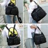 510hB-8rqVL._AC_.jpg NOTAG Sac à Main Femmes, Multi Poches Sac Bandoulière Imperméable en Nylon Sac Cabas avec Voyage