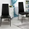 511-IoYX-RL._AC_.jpg IDMarket - Lot de 6 chaises Romane Noires pour Salle à Manger