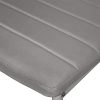 YIFAA Lot de 4 Chaises de Salle à Manger en Similicuir,Chaises de Cuisine avec Haut Dossier (4-Gris)