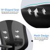 517WHa41frL._AC_.jpg Chaise de bureau ergonomique, chaise de bureau, chaise ergonomique avec appuie-tête et support lombaire, dossier et siège respirant, charge maximale 130 kg