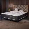 NATURALEX | Privilege | Matelas 160x200 Cm | Mousse à Mémoire de Forme Adaptative Haute Densité | Confort Standing Hôtel | Système Multicouches | Ergonomique 7 Zones de Confort | Réversible Été/Hiver