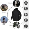 51ED8bdQD1L._AC_.jpg Wisdom Wolf Hommes Vestes Militaire Tactique Imperméables Softshell Toison Manteau d'hiver Outdoor Hoodie