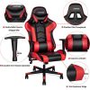51EDzw1QOCL._AC_.jpg MFAVOUR Siège Gamer , Chaise Gaming en Cuir,Chaise de Bureau Pivotante, Fauteuil Gaming Ergonomique avec Appui-tête et Oreiller Lombaire, Siège Gaming avec 2D Accoudoirs