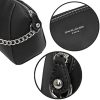 51EmJcu1Q6L._AC_.jpg David Jones - Petit Sac Bandoulière Femme Trapèze - Sac à Main Chaîne Porté Epaule Cuir PU - Besace Sacoche Croisé Travers Pochette Soirée Mode Travail Shopping Elégant Tendance Chic - Noir