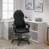 51HRgg0KkL._AC_.jpg Fauteuil de bureau inclinable et ergonomique avec appuie-tête et soutien lombaire Noir