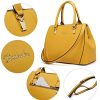 51IWx9ZBqCL._AC_.jpg BOSTANTEN Sac à Main Cuir Veritable, Femmes Sac à bandoulière Designer Sac Porté épaule Tote Les Shopper Jaune