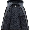 51T-EZlWsL._AC_.jpg Wantdo Homme Veste en Simili Cuir Manteau Chaud Coupe-Vent Moto Rétro Multi-Poches Blouson en PU Capuche Amovible Veste de Texture Mate