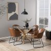 51TYV64vt6L._AC_.jpg Marque Amazon - Movian Sils - Chaise de salle à manger, 58,5 x 57 x 81,5 cm, Marron