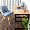 ARTETHYS Chaises de Salle à Manger Scandinaves, Assise et Dossier Pivotant à 360°, Chaises de Bureau avec Pieds en Bois, Chaise pour Salon Chambre Coiffeuse, Bleu-gris