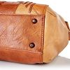 Desigual PU Hand Bag, Handbag Femme, Marron, Taille Unique