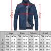 51hkm6gKQYL._AC_.jpg FTCayanz Blouson Homme Casual Léger Veste Mi Saison Manches Longues Col Montant Manteau S-3XL