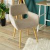 MEUBLE COSY Lot de 2 Chaise de Salle à Manger Scandinave Fauteuil de Salon Cuisine Bureau