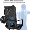 51p-V6YvoVS._AC_.jpg MFAVOUR Chaise de Bureau, Fauteuil de Bureau Ergonomique, Chaise Ergonomique avec Repose-Pied, Fauteuil Idéal pour La Sieste, Charge 130KG Max - MFV 42