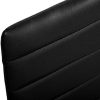 tectake 800881 Lot de 8 Chaises de Salle à Manger 41x45x98,5cm Design épuré Cadre en Acier - Diverses Couleurs (Noir)