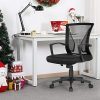 51qywZpB7IL._AC_.jpg Yaheetech Fauteuil de Bureau Chaise Ordinateur à Roulettes Ergonomique Pivotant Inclinable Siège et Base Plus Large Hauteur Réglable avec Accoudoirs Noir