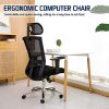 SOUTHERN WOLF Chaise de Bureau, Chaise de Bureau Ergonomique pour Adulte, Chaise d'ordinateur Classique en Maille avec accoudoir et Appui-tête réglables, Chaise de Travail rotative à Haut Dossier…