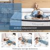 51uwxFsehS._AC_.jpg Vesgantti Matelas à 26cm Épaisseur Matelas Ressorts Ensachés Mousse Mémoire de Forme Transpirant Ferme 7 Zones de Confort avec Surmatelas Moelleux CertiPUR-US (90x200cm)
