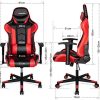 51wOzO38QbL._AC_.jpg MFAVOUR Siège Gamer , Chaise Gaming en Cuir,Chaise de Bureau Pivotante, Fauteuil Gaming Ergonomique avec Appui-tête et Oreiller Lombaire, Siège Gaming avec 2D Accoudoirs