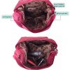 51yGUQNYt6L._AC_.jpg NOTAG Sac à Main Femmes, Multi Poches Sac Bandoulière Imperméable en Nylon Sac Cabas avec Voyage
