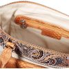 Desigual Fabric Hand Bag, Handbag Femme, Marron, Taille Unique