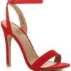 Femmes Haute Talon fête à Peine là Boucle lanières Sandales Chaussures Pointure