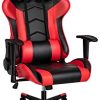 MFAVOUR Siège Gamer , Chaise Gaming en Cuir,Chaise de Bureau MFAVOUR Siège Gamer , Chaise Gaming en Cuir,Chaise de Bureau Pivotante, Fauteuil Gaming Ergonomique avec Appui-tête et Oreiller Lombaire, Siège Gaming avec 2D Accoudoirs