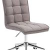 Tabouret De Travail A roulettes Peking V2 Tissu I Chaise De Bureau Réglable en Hauteur Et Pivotante I Fauteuil De Travail Ergonomique, Couleur:Gris Clair