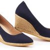 VISCATA - Fabrication Artisanale en Espagne - Roses Espadrilles Classiques VISCATA - Fabrication Artisanale en Espagne - Roses Espadrilles Classiques pour Femme, Talon Compensé et Semelle Souple