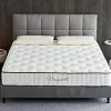 Vesgantti Matelas 24cm Épaisseur Ressort Ensachés Matelas en Mousse Mémoire de Forme Transpirant 7 Zone de Confort CertiPUR-US (90x190cm)