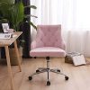 Zoyo Chaise Bureau Rose Ergonomique en Velours pour Filles Enfant Zoyo Chaise Bureau Rose Ergonomique en Velours pour Filles Enfant Fauteuil de Bureau Pivotant Chaise Ordinateur avec roulettes Tabouret de Maquillage Hauteur Réglable Fonction D'inclinaison