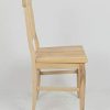t m c s Tommychairs - Set 6 chaises Artemisia pour Cuisine, Bar et Salle à Manger, Robuste Structure en Bois de hêtre Poli, Non traité, 100% Naturel et Assise en Bois